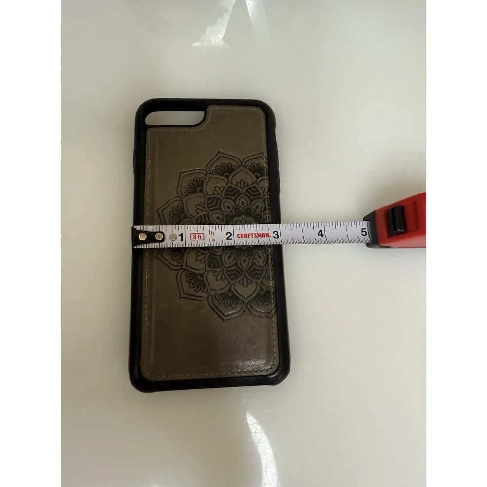 Caseowl Wallet Mandala Design‎ Two Pc Detachable Case Compatible With iPhone 12